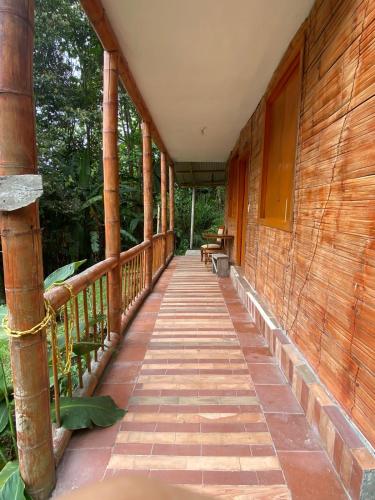 Cabana rural con piscina in Atardeceres