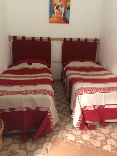 Chambre avec 2 lits