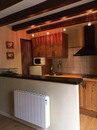virtuve, Apartamento en Planoles con jardin in Planoles