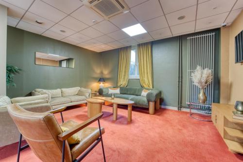 共用Lounge/電視區, Cit'Hotel L'ESCURIAL - Centre Gare in ‎新鎮