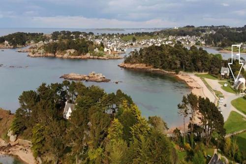 Appartement à 20m de la plage de Tourony à TREGASTEL - Ref 408