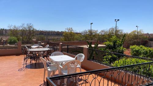 Balkon/terasa, Auberge de Jeunesse Marrakech-Asni in Marakeš
