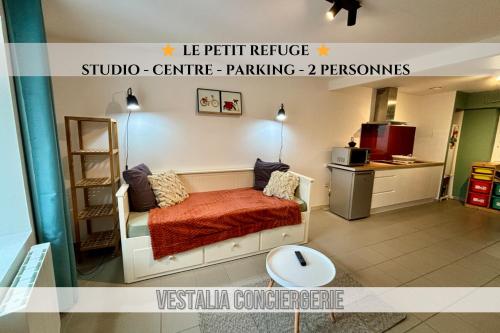 -Le Petit Refuge- Studio Centre Parking Wifi - Location saisonnière - Concarneau