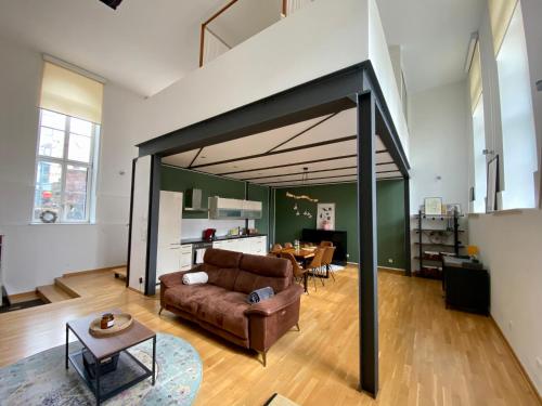 Cityloft Gold - Zentrum / 105qm / inkl. Parkplatz / Netflix, Lipsko (fotografie 3)