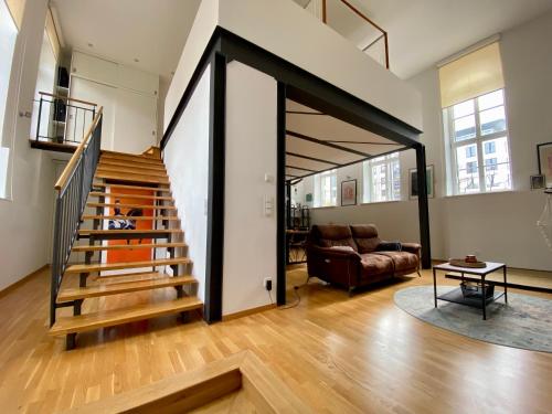 Cityloft Gold - Zentrum / 105qm / inkl. Parkplatz / Netflix, Lipsko (fotografie 2)