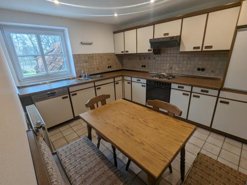 廚房, Ferienwohnung am Teich in 貝格/易北河