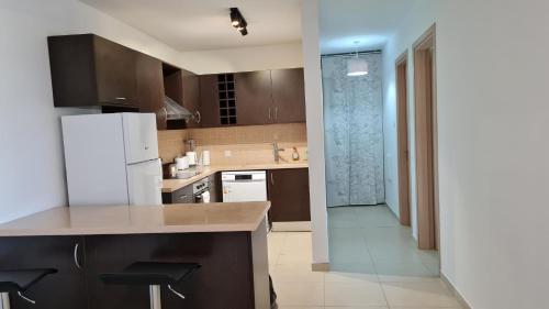 廚房, The Olive Grove Escape, Eleonas Apts in 索蒂拉