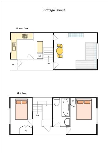 Cottage in Bretforton, north of the Cotswolds