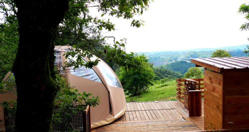 Le Mobil'Dôme à Marie - Camping - Cambounès