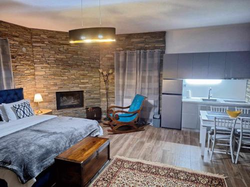 1 king bed, 1 twin bed