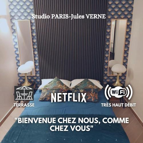 PARIS-JulesVERNE-Bienvenue-Terrasse-Netflix - Location saisonnière - Pantin