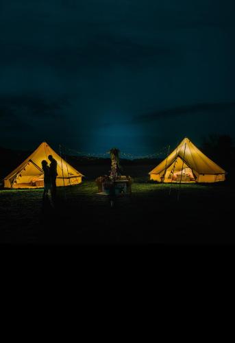 Entire Glamping Site inc Dinner, Bed & Breakfast for 10