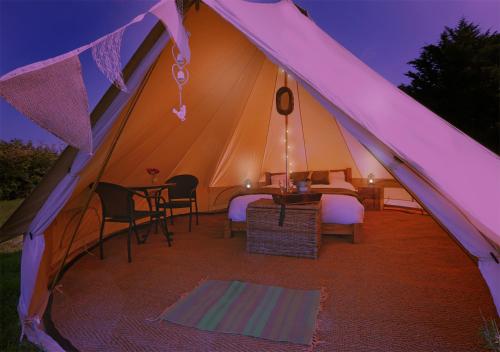 Entire Glamping Site inc Dinner, Bed & Breakfast for 10