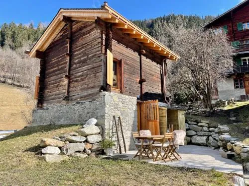 Walliser Stadel in Fieschertal, Schweiz