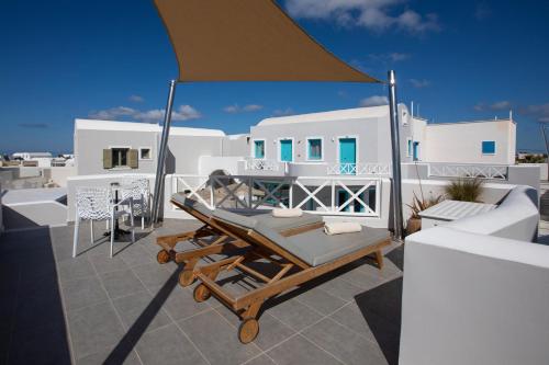 Erkély/terasz, Nikolas Hotel in Karterados