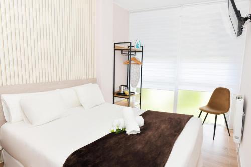 1 double bed