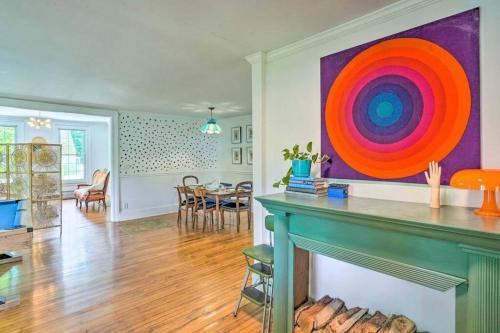 Eclectic Troy Retreat & Hot Tub! in Troy, USA