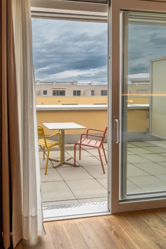 ระเบียง/ชานเรือน, ลอส โลเรนเตส อพาร์ตเมนต์ส เบิร์น ซิตี้ (Los Lorentes Apartments Bern City) in เบิร์น