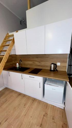 Cozinha, Łokietkowo Apartamenty Szczecin Centrum (Lokietkowo Apartamenty Szczecin Centrum) in Szczecin