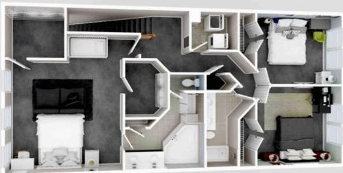 Open Floor Plan, Spa Tub, Fully Stocked Kitchen, King Bed, Frederick (foto 3)