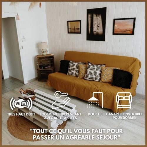 Studio de plain-pied avec jardin - Apartment - Saint-Méard-de-Gurçon