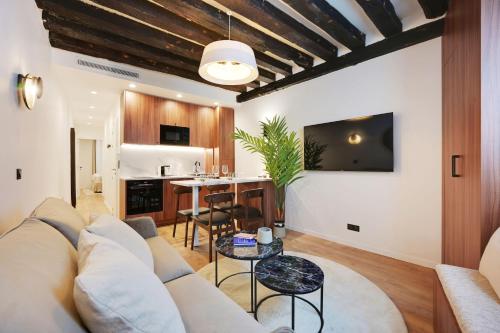 Chic apartment - 1BR-4P -AC- Marais-Vosges - Location saisonnière - Paris