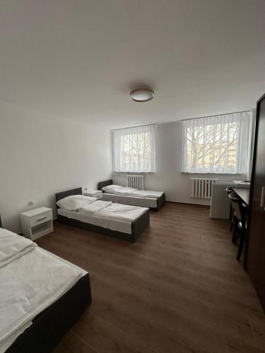 3 twin beds