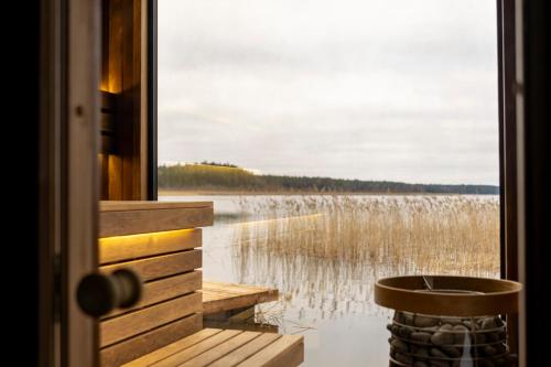 Sauna, ZEBRUS RESORT in Zebras muiža