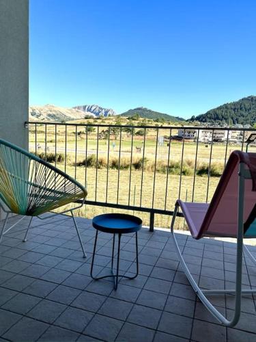 Balkons/terase, Jazz Shelter! Relax tra le vette abruzzesi! in Ovindoli