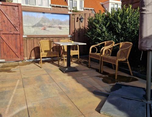 Erkély/terasz, Het Zomerhuis in Egmond-Binnen