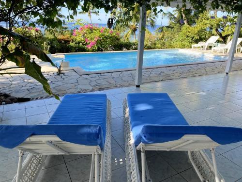 Villa de 2 chambres avec vue sur la mer piscine privee et jacuzzi a Saint Pierre a 1 km de la plage