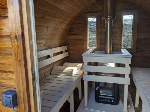 Luxe glamping "De Steenuil" met sauna