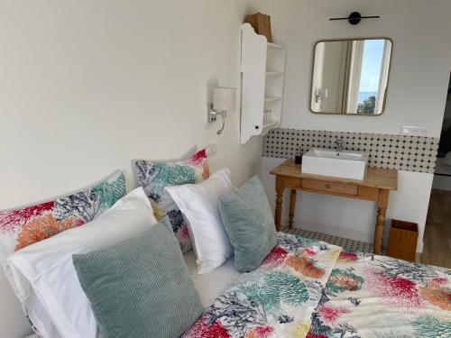 Camera, familiare, vista sul mare