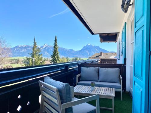 Apartment mit Balkon & Schlossblick I Hund in Füssen, Deutschland