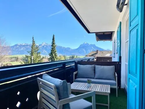 Apartment mit Balkon & Schlossblick I Hund in Füssen, Deutschland