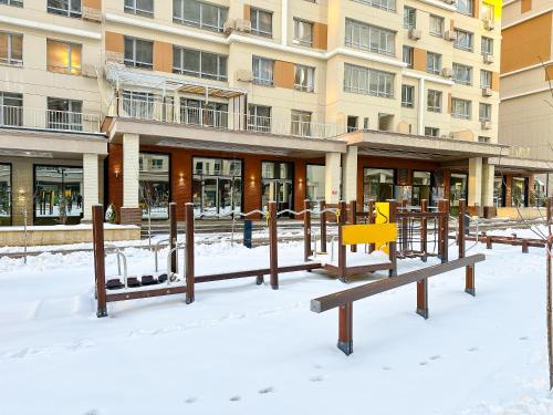 Two-room apartments in Rams City Almaty