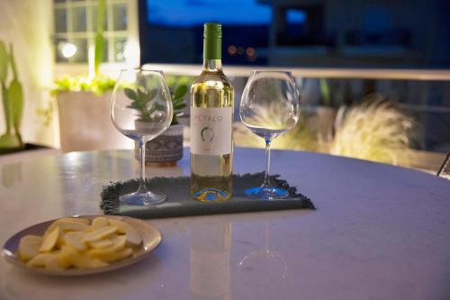 발코니/테라스, Gallery House in Itea-Delphi in 이타