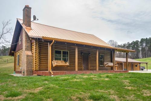 . Rustic Wellston Cabin with Pond and ATV Trail Access!