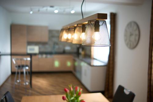 廚房, Ferienwohnung im Allgäu (Ferienwohnung im Allgau) in 杜拉赫