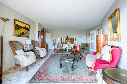 Nice Appartement Vue er Grande Terrasse Piscine Bail Mobilité, Nizza (foto 7)
