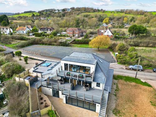 Beach side apartments in Pett Level near Rye in East Sussex, Pett