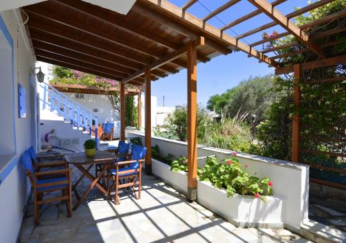 Balcony/terrace, Jimmy's Studios - Quiet Island Living in Plakes near Firopotamos & Plathiena Beaches in Milos Island