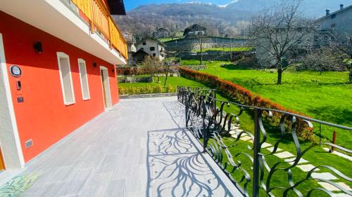 Viesnīcas āriene, Bed and Breakfast Soffio di Vento in Perloz
