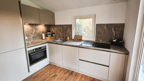 Kitchen, Vakantiehuisje Vechtdal in Buurtschap Stegerveld