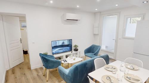 Зручності, Résidence Calme au Bord de Seine à Melun avec Jardin Terrasses et vue sur la Seine (Residence Calme au Bord de Seine a Melun avec Jardin Terrasses et vue sur la Seine) in Ле Мее-сюр-Сен