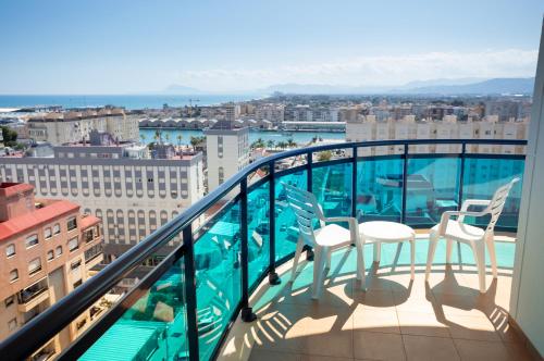 Balcony/terrace, Hotel Cibeles Playa in Gandia