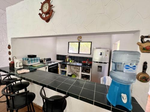Kitchen, Beautiful beach house in Los Cobanos El Salvador in Los Cobanos