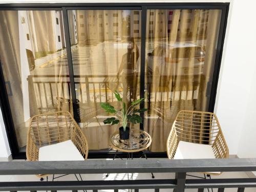 ระเบียง/ชานเรือน, Apartamento Coral azul in ปลายา โดราดา