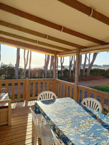 陽台/露台, Camping Quiberon - Mobilhomes Bord de Mer, Conguel in 屈伊伯龍