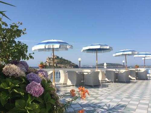 陽台/露台, Hotel Da Maria in 伊斯其亞